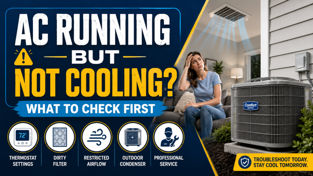 AC running but not cooling